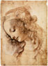 Da Vinci, Cabe�a de mulher, estudo