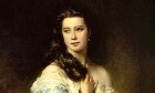 Franz Xaver Winterhalter. Portrait of Mme. Rimsky-Korsakova, detail