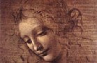 Da Vinci, La Scapigliata, detail