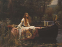 John William Waterhouse , 1849-1917 -The Lady of Shalott