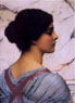 John William Godward (British, 1861-1922), Belleza Pompeiana
