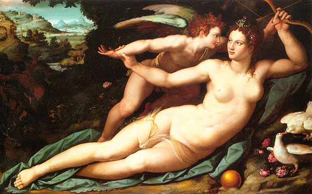 Alessandro Allori, 1535-1607, Vênus e Cupido